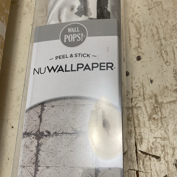 Wall pops nu wallpaper peel & stick vintage tin tile - Picture 5 of 7